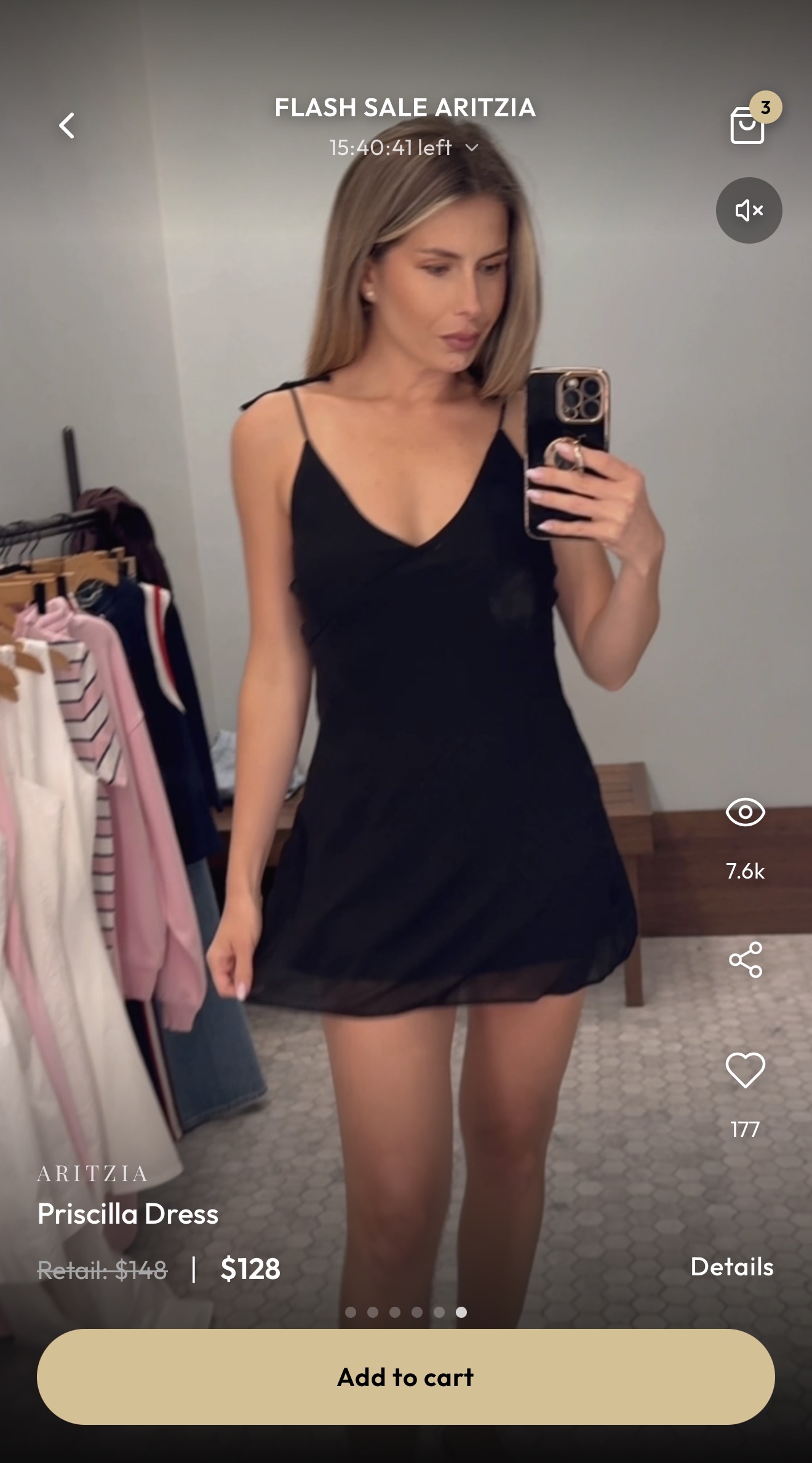Priscilla Dress, $128, flash sale